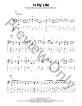 In My Life Guitar and Fretted sheet music cover